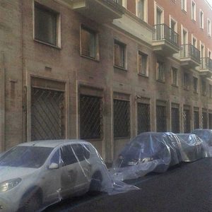 Sabbiatura facciate di edifici Roma e Viterbo