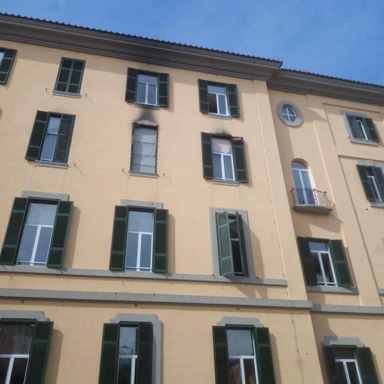Sabbiatura facciate di edifici Roma e Viterbo