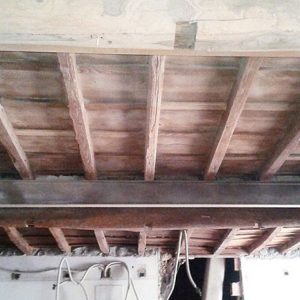 Sabbiatura soffitto a volta a Roma e Viterbo